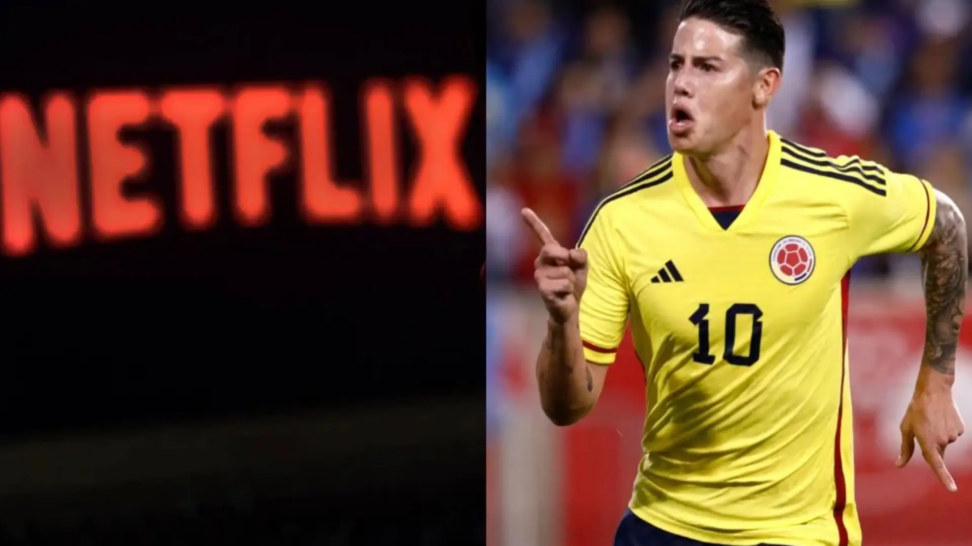 Netflix defendió a James Rodríguez.