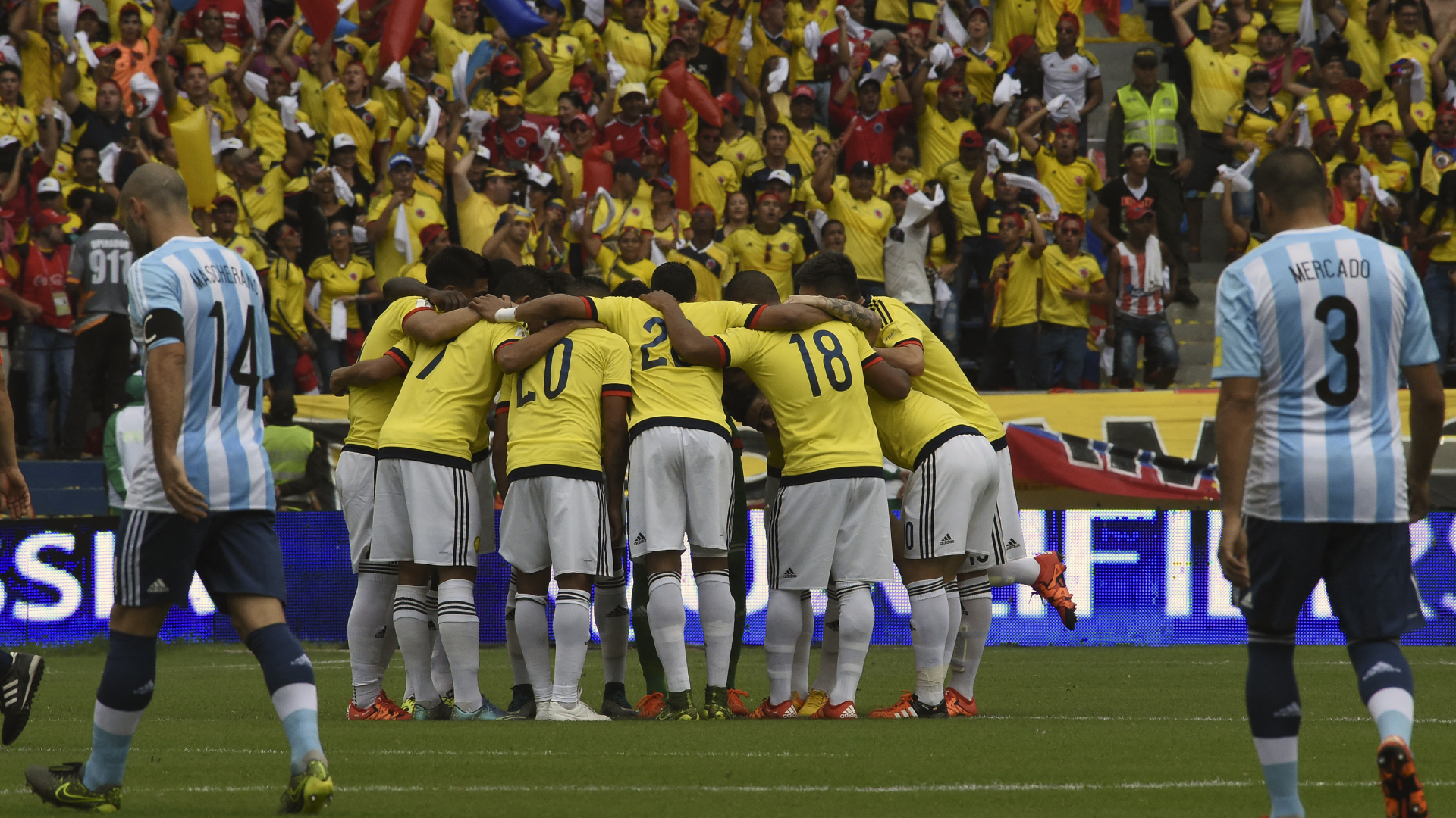 Colombia Argentina en Barranquilla.