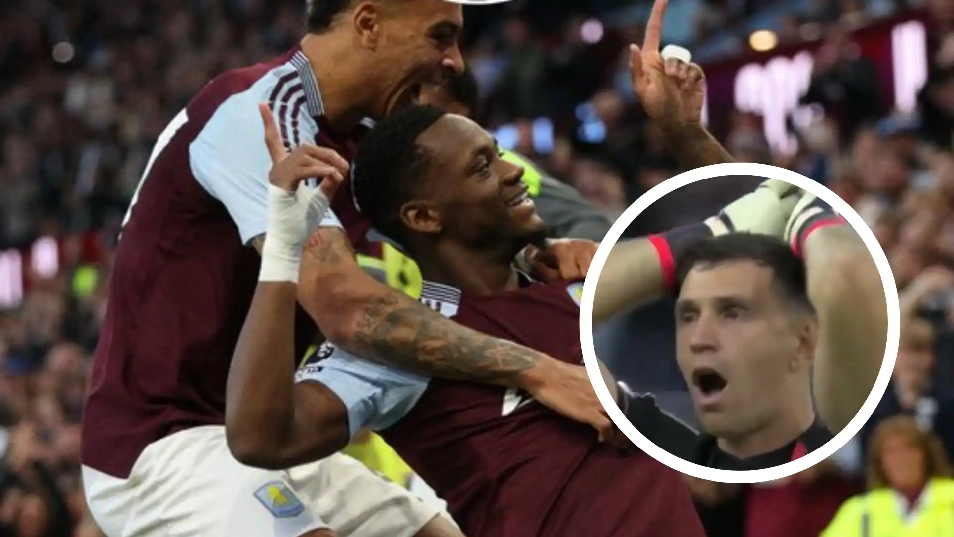 jhon-jader-aston-villa-dibu-martinez Dibu Martínez - Jhon Jader Durán - Aston Villa