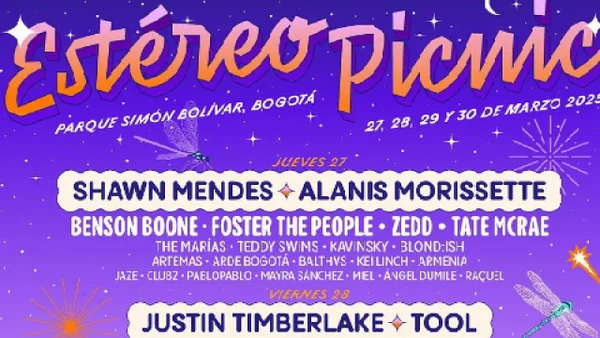 ¡Es oficial! Así será la programación por días del Festival Estéreo Picnic 2025