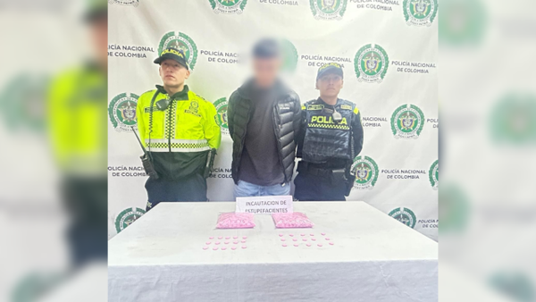 Joven de 23 años fue sorprendido con mil dosis de ketamina para fabricar droga en Bogotá