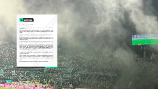 Comunicado oficial de Atlético Nacional sobre los hechos violentos en el Atanasio Girardot