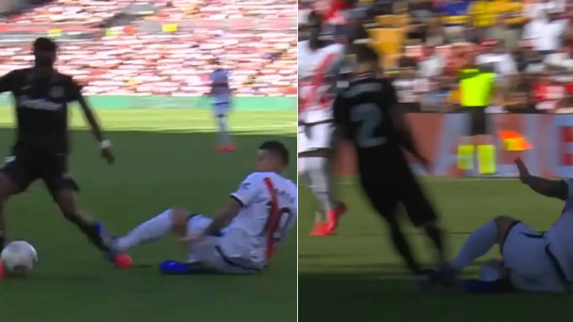 James Rodríguez, expulsión Rayo