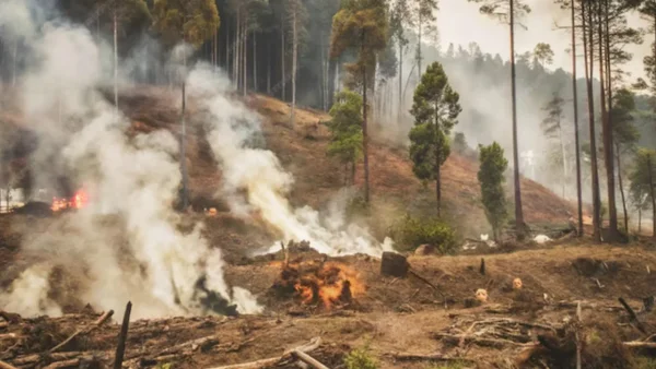 Tala y quemas ilegales: los principales causantes de incendios forestales en Boyacá