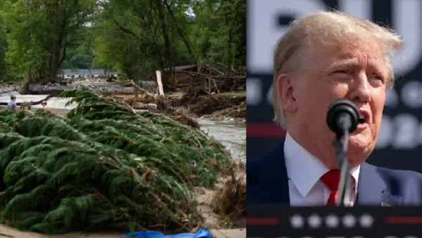 El huracán Helene se filtró en la campaña electoral de Estados Unidos: duras críticas de Trump