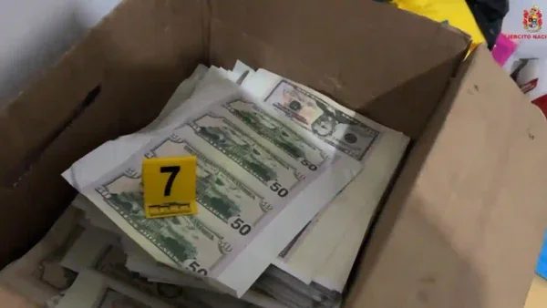 Así se desmanteló una fábrica que produjo más de un millón de dólares falsos en Bogotá