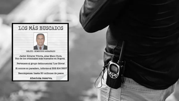 ¿Lo ha visto? Ofrecen $50 millones por ‘Mano Dura’: uno de los homicidas más buscados en Bogotá