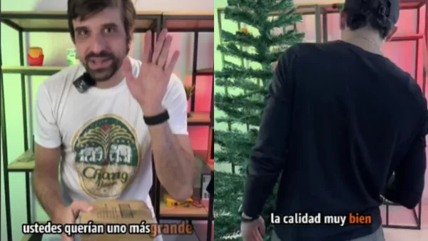 ¿Busca un árbol navideño moderno y económico? Conozca el producto viral en las redes