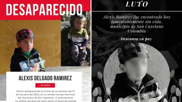 ¿Qué habría provocado la muerte de Alexis Delgado Ramírez, de 2 años, en San Cayetano, Cundinamarca?