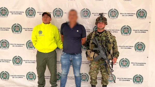 Capturado presunto cabecilla del EMC de disidencias FARC relacionado a secuestros, terrorismo y asesinato