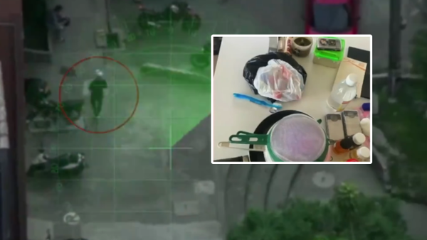 Banda criminal producía drogas en lujoso apartamento de Medellín: un dron le puso punto final