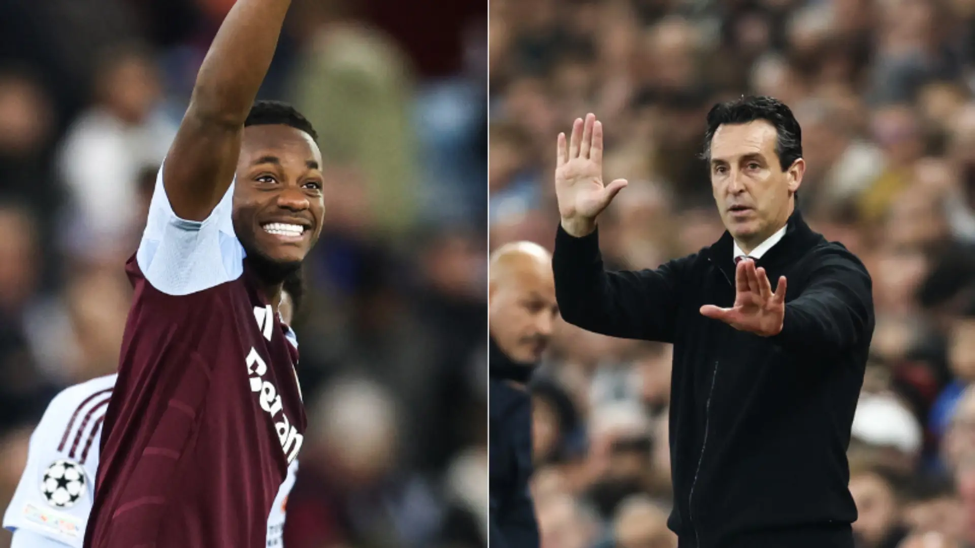 jhon-duran-emery Jhon Durán y Unai Emery