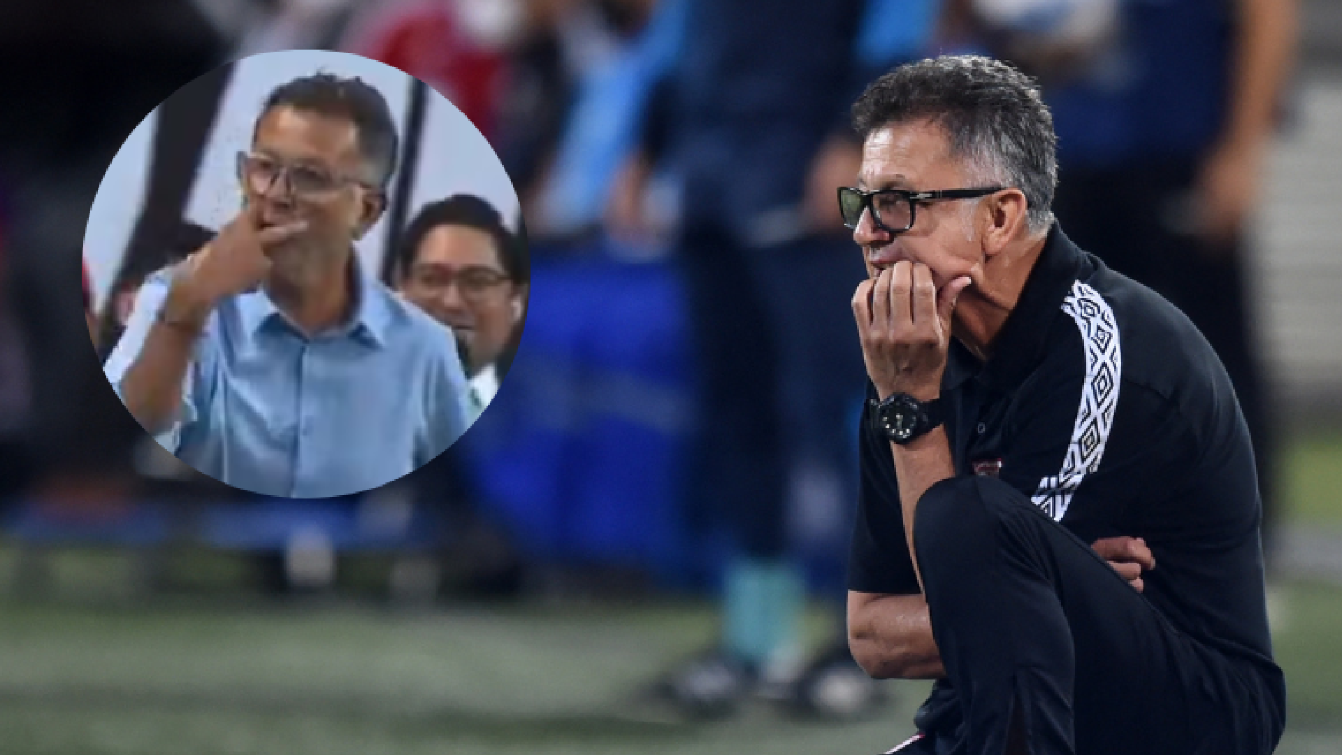 Juan Carlos Osorio y un nuevo papelón: video de su amenazante gesto a DT de América