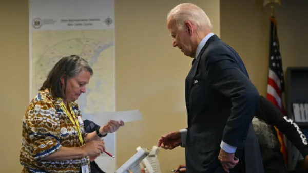 En video: así fue como Joe Biden votó de manera anticipada en las elecciones presidenciales de Estados Unidos