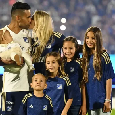¡Celebración en casa! Los hijos de Falcao encantaron con sus disfraces ...