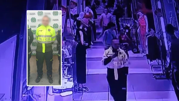 Falso policía cayó en concurrido sector comercial de Bogotá: tenía antecedentes criminales Falso policía cayó en concurrido sector comercial de Bogotá: tenía antecedentes criminales