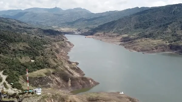 ¡Hace mucho no se veía esto en los embalses de Cundinamarca! Trascendental novedad en sus niveles