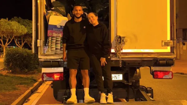 Luis Javier Suárez llevó un camión lleno de productos para damnificados por DANA