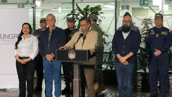 Presidente Petro declaró situación de desastre en todo el país por las fuertes lluvias