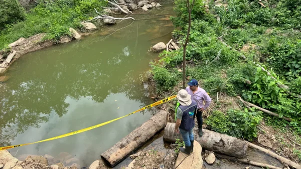 Habitantes tenían bloqueada una importante quebrada de Cundinamarca para uso privado