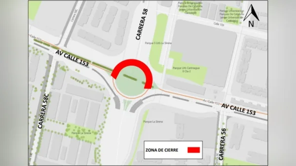 Cerrarán importante tramo de la avenida calle 153: así será la movilidad Cerrarán importante tramo de la avenida calle 153: así será la movilidad