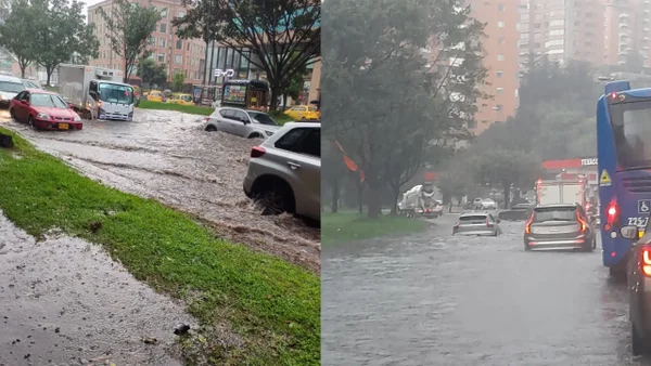 VIDEO | Graves inundaciones tienen paralizadas importantes vías en Bogotá VIDEO | Graves inundaciones tienen paralizadas importantes vías en Bogotá