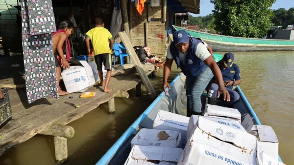 Se reactivó entrega de ayudas humanitarias en Chocó para damnificados por lluvias Se reactivó entrega de ayudas humanitarias en Chocó para damnificados por lluvias