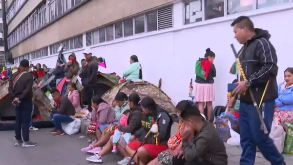 Miles de indígenas de la comunidad Emberá retornaron a Bogotá para hablar con el Gobierno