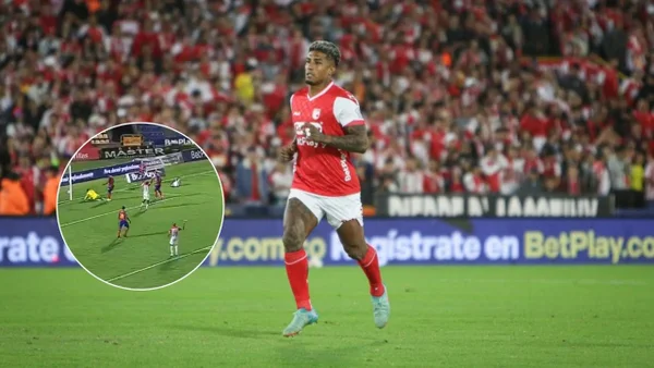 ¿Era penalti para Santa Fe?: La doble infracción en el área del Pasto que ignoró el VAR