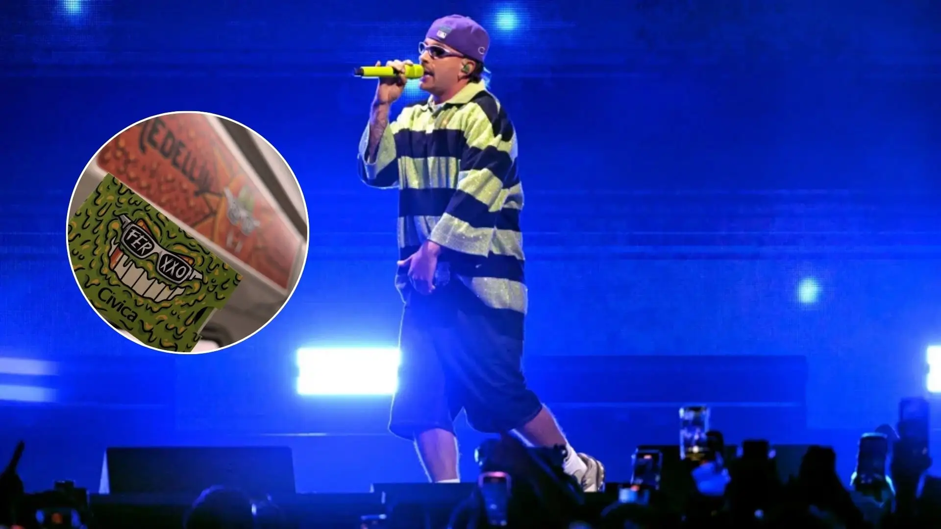 Feid, tarjeta cívico en Medellín