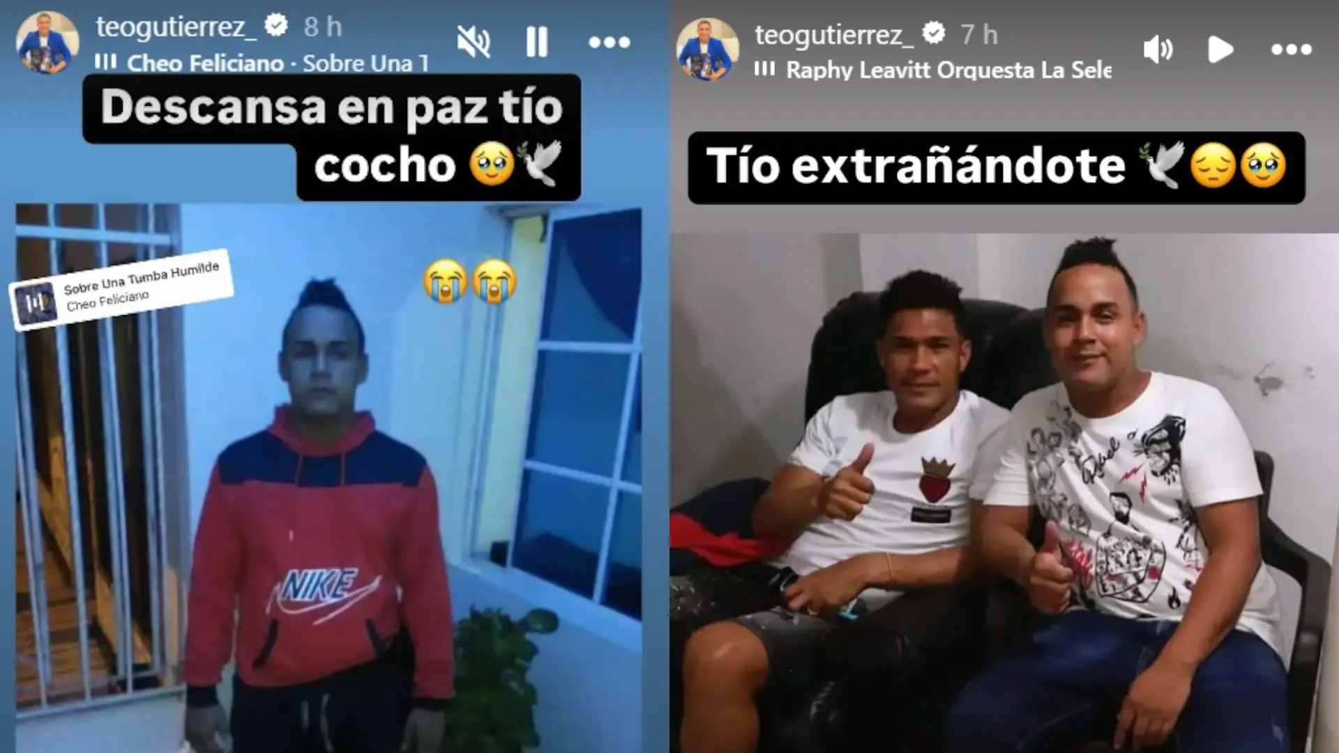 Teófilo Gutiérrez confirmó su muerte en redes sociales.