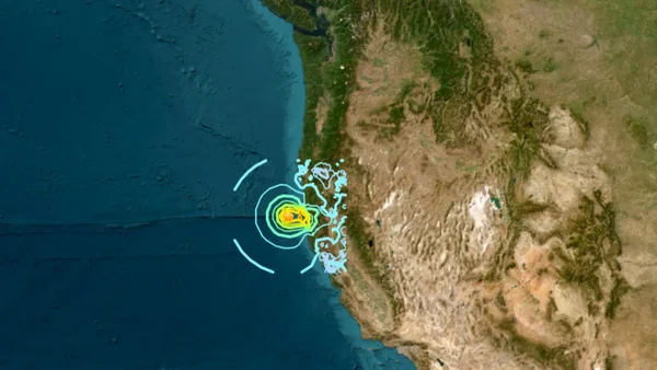 Sismo de magnitud 7 sacudió la costa de California, EE.UU., la alerta de tsunami fue cancelada Sismo de magnitud 7 sacudió la costa de California, EE.UU., la alerta de tsunami fue cancelada
