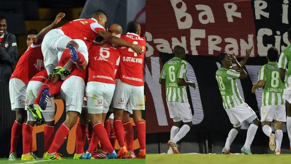 ¿Qué pasó la última vez que Santa Fe y Nacional jugaron en Bogotá por cuadrangulares?