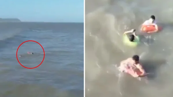 VIDEO | Rescataron a tres jóvenes que por poco se ahogan en las playas de Puerto Colombia VIDEO | Rescataron a tres jóvenes que por poco se ahogan en las playas de Puerto Colombia