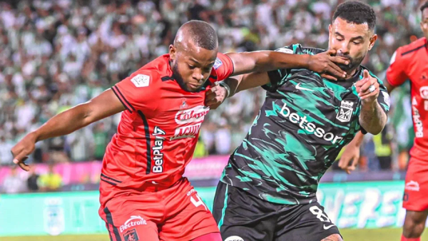🔴EN VIVO🔴 Atlético Nacional 0-1 América de Cali: ¡Duván Vergara abrió el marcador!