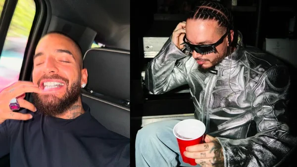 En video: así fue el emocionante encuentro de J Balvin y Maluma en el concierto de Feid