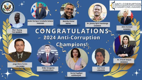 Policía colombiano fue reconocido por EE. UU. como uno de los líderes anticorrupción