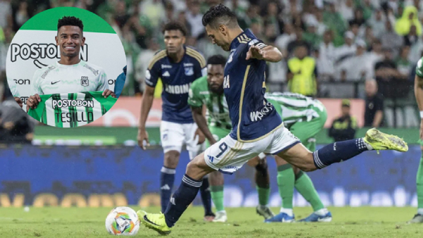 William Tesillo tiene nuevo apodo tras el polémico fuera de lugar en Nacional vs. Millonarios