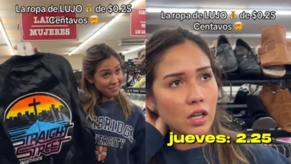 ¡Ropa de marca en EE.UU. por menos de un dólar! Tiktoker latino compartió el truco para la compra