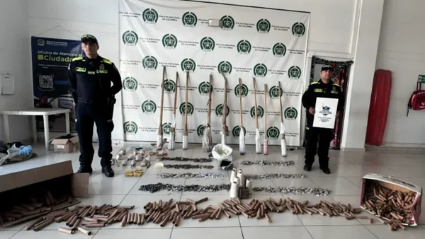 Autoridades incautan 70 kilos de pólvora en Girón, Santander, mientras aumentan casos de quemados