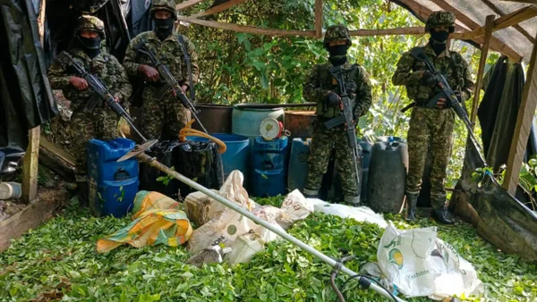 Ejército le puso punto final a laboratorio del Clan del Golfo en Antioquia