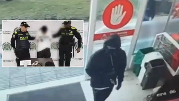 Video | Con arma en mano un ladrón intentó robar supermercado en Bosa: la Policía lo capturó en persecución Video | Con arma en mano un ladrón intentó robar supermercado en Bosa: la Policía lo capturó en persecución