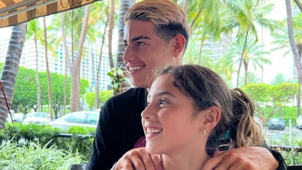 Salomé Rodríguez, hija de James, reveló de qué equipo es hincha en el FPC Salomé Rodríguez, hija de James, reveló de qué equipo es hincha en el FPC