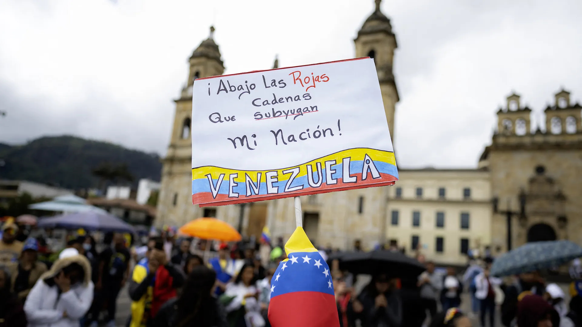 Protestas venezolanos en Colombia