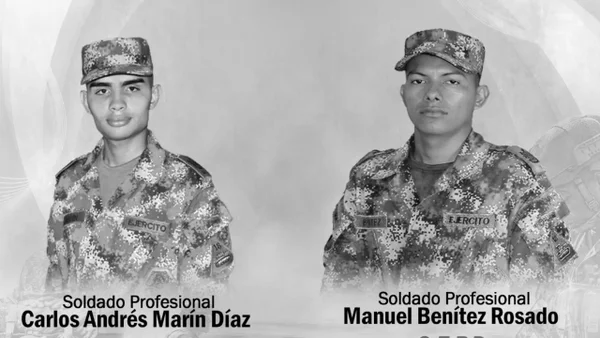Revelan identidad de los soldados muertos por artefacto explosivo del ELN en Arauca