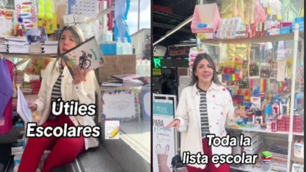 ¡Cuadernos desde $1.500! Tiktoker encontró útiles escolares en Bogotá a precios económicos