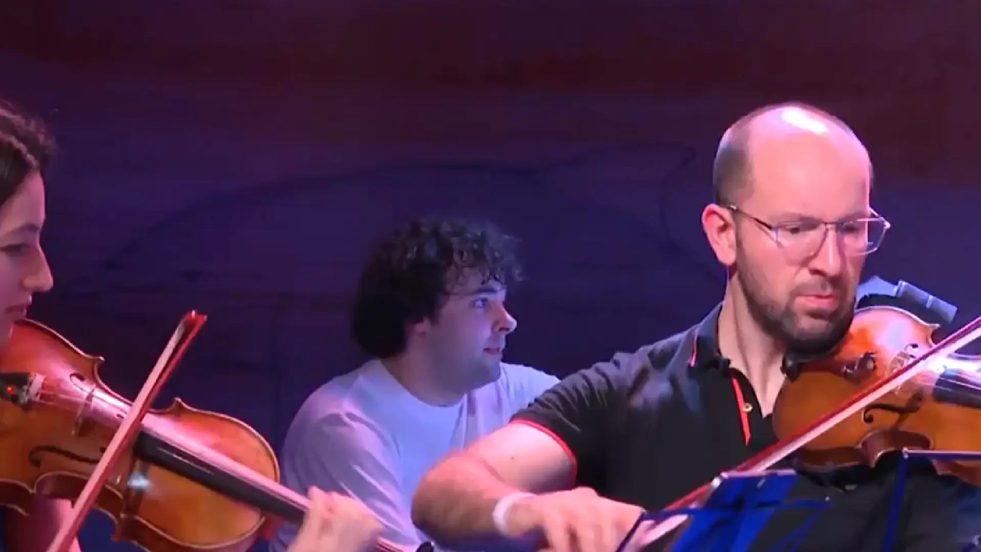 Violinista del Festival de Música de Cartagena