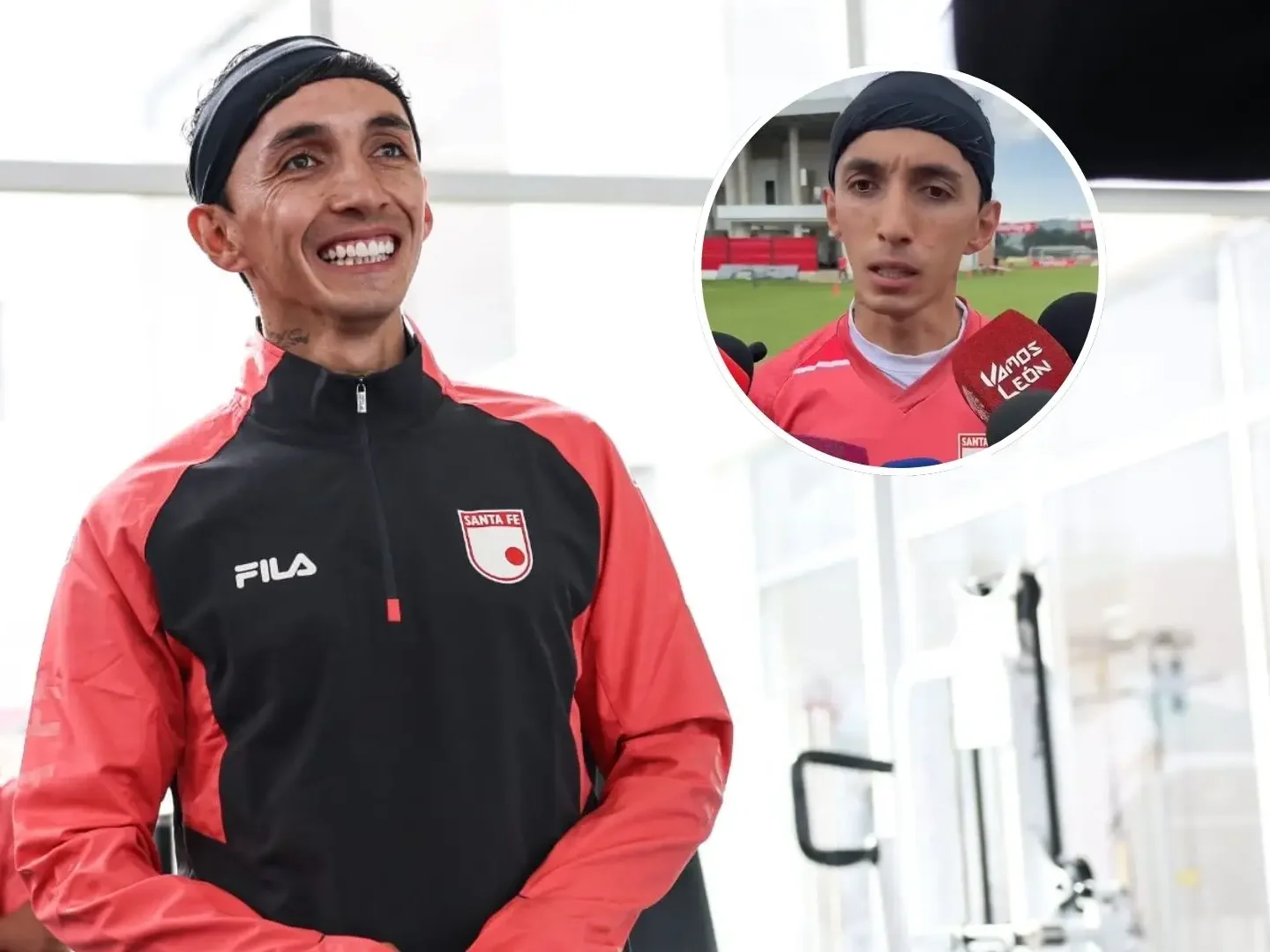 Omar Fernández, un hincha más de Santa Fe: "Dejé cosas de lado por venir" |  Noticias RCN