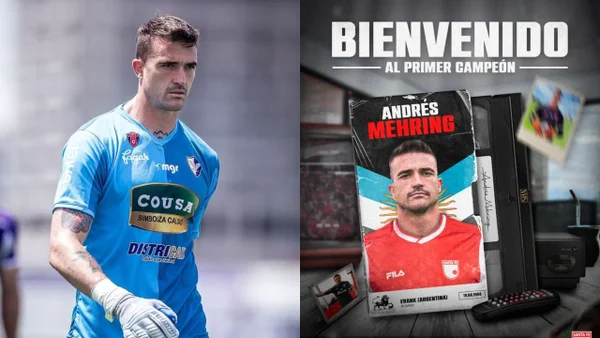 ¿Quién es Andrés Mehring, el arquero sorpresa que llegó a Santa Fe como fichaje?