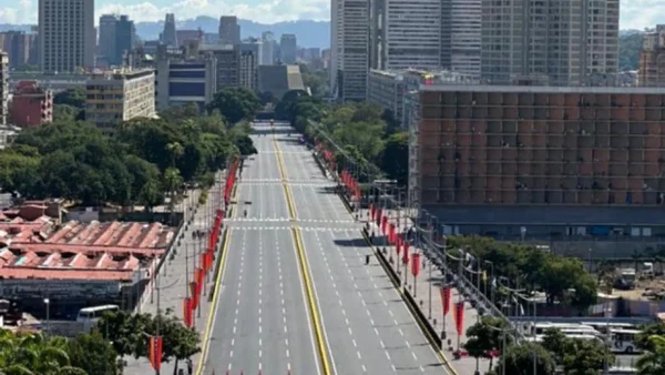 Así lucen las calles de Caracas tras la posesión ilegítima de Nicolás Maduro